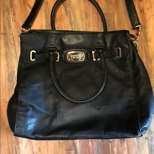 Michael Kors Large Black Leather Bag